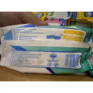 (พร้อมส่ง)ทิชชู่เปียกสำหรับเด็ก1แพ็ค 80แผ่นไม่มีกลิ่นเหมาะสำหรับทารก