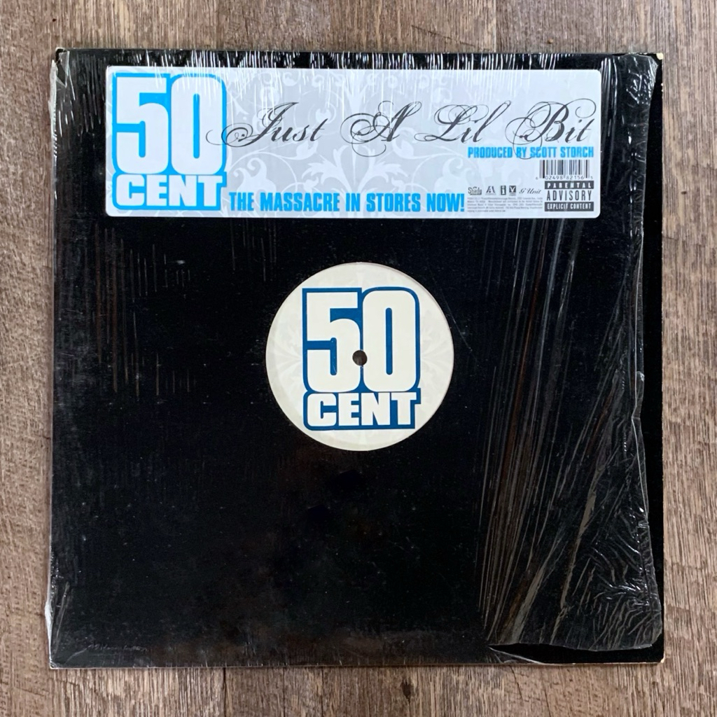 แผ่นเสียง 50 Cent - Just a lil bit vinyl lp single 12”(VG+)
