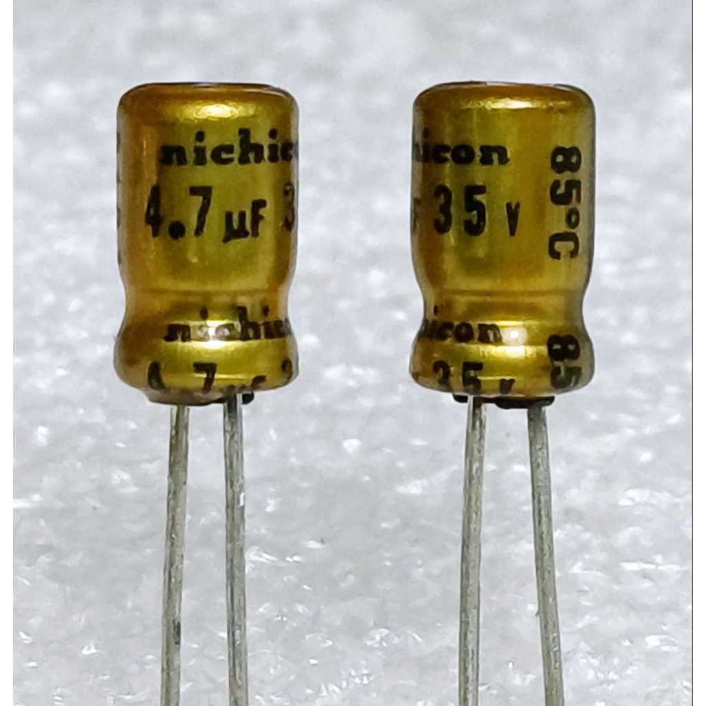 Nichicon FW 4.7uf 50v capacitor ตัวเก็บประจุ คาปาซิเตอร์