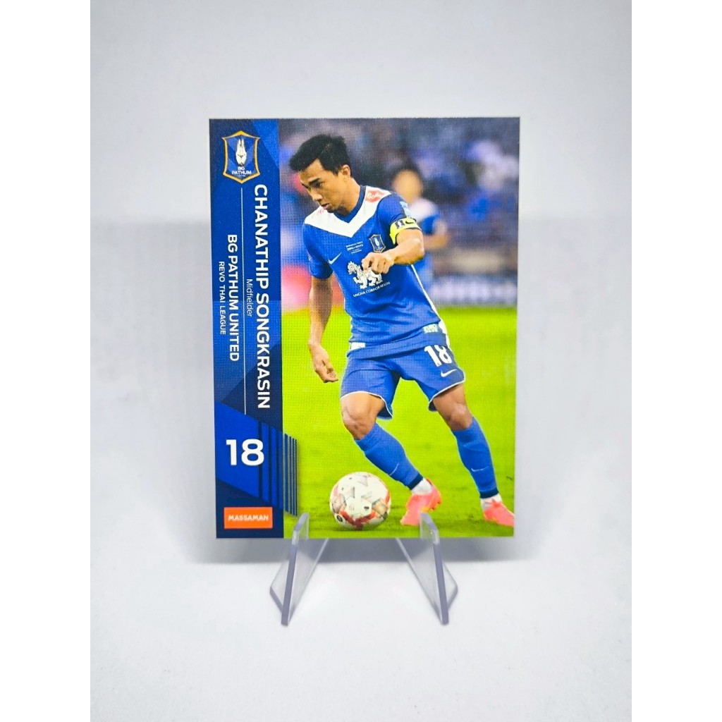 การ์ดฟุตบอล BG Pathum United collaborates with Massaman BGPU Trading Card 2024/25