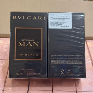 Bvlgari Man In Black For Men EDP 100 ml. กล่องซีล ป้ายไทย