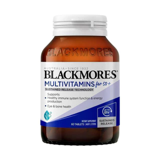 Blackmores Multivitamin For Men, For Women, For 50+ Sustained Release 60 Tablets วิตามินรวม