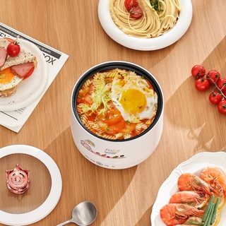 หม้อหุงข้าว หม้อไฟฟ้า อเนกประสงค์ความจุ 1 ลิตร ขนาด 17 ซม.เหมาะสำหรับ1-2ท่าน สีสันเรียนหรู ใช้หุงข้าว ต้ม แกง อุ่น ได้