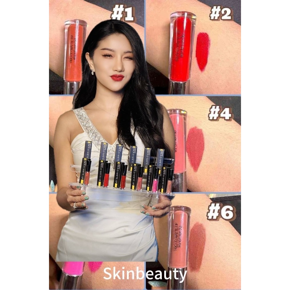 พราวด์ แมท ลิป Pround mat lips  ลิปสติกแพรวพราว พราวด์แมทลิป