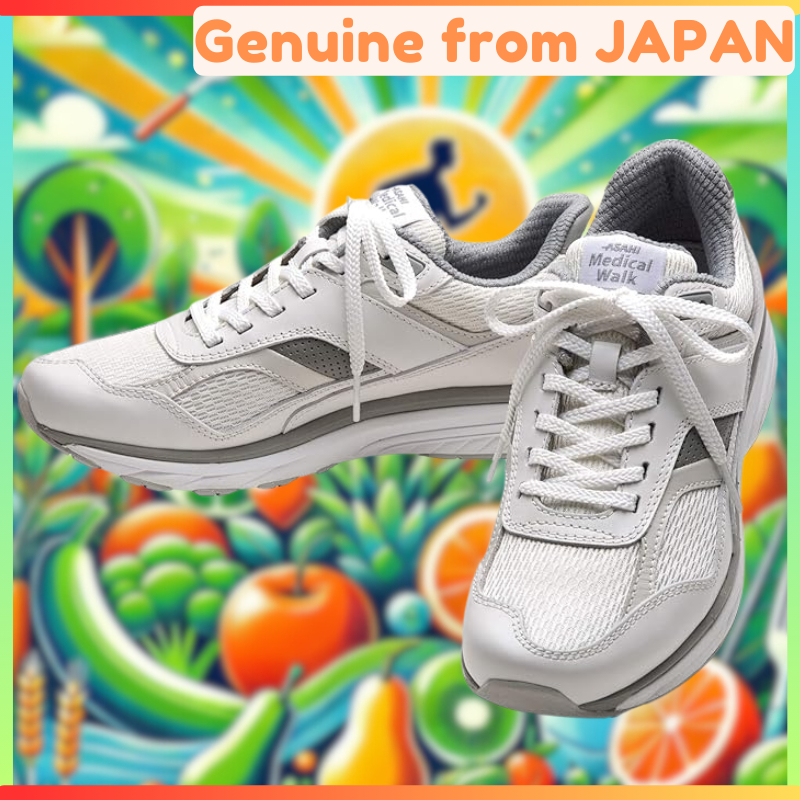 Asahi Medical Walk Women's Walking Shoes with SHM Technology for Knee Trouble Prevention