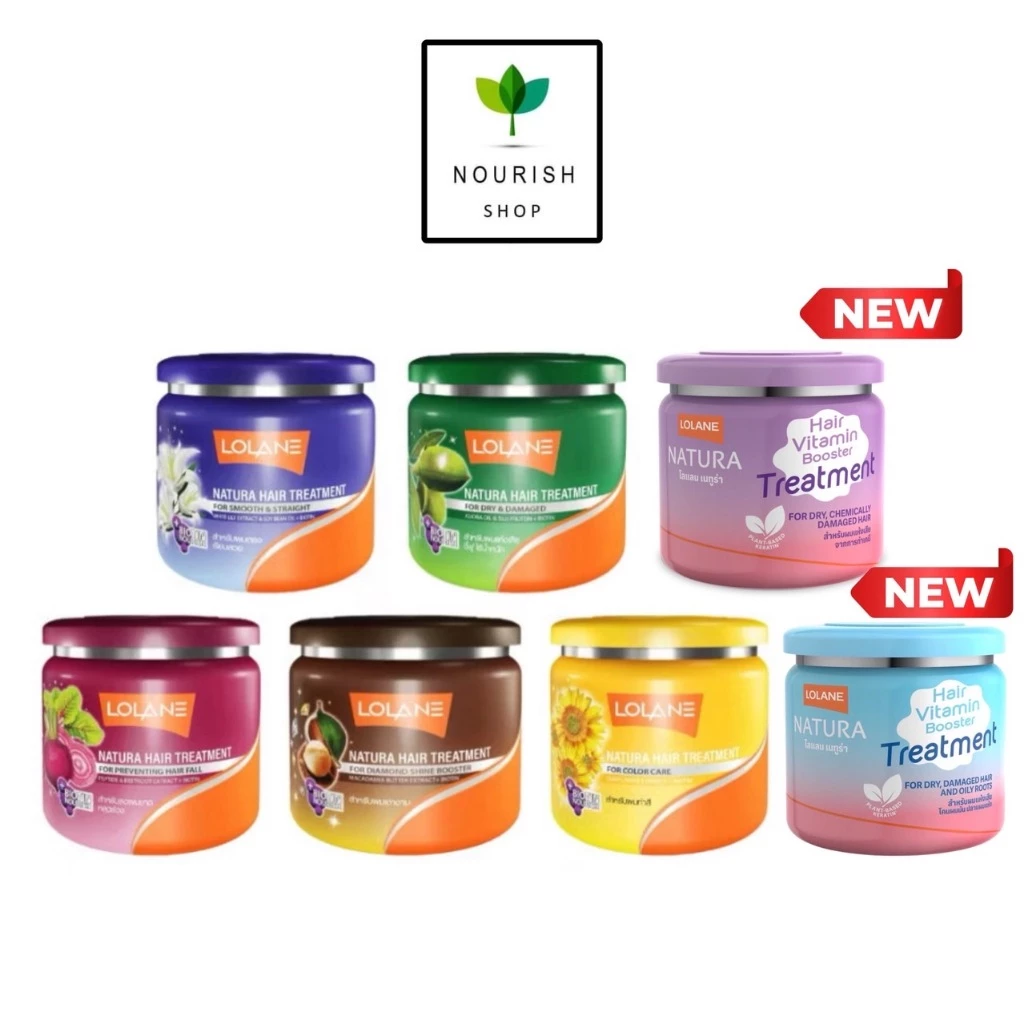 Lolane โลแลน เนทูร่า ทรีทเม้นท์หมักผม 250/500 ml.