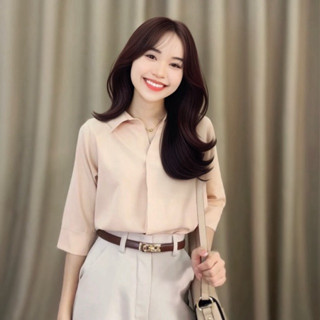 เสื้อคอปกใส่ทำงานสุดฮิต รุ่น Flora Shirt