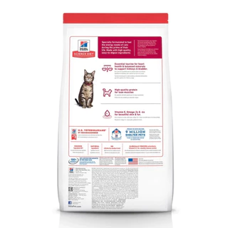 [กระสอบ] Hill's ฮิลส์ อาหารแมว สูตร Science Diet Adult 1-6 สำหรับ แมวโต บำรุงขน คุมแร่ธาตุ รสไก่ อายุ 1-6 ปี ขนาด 10 kg