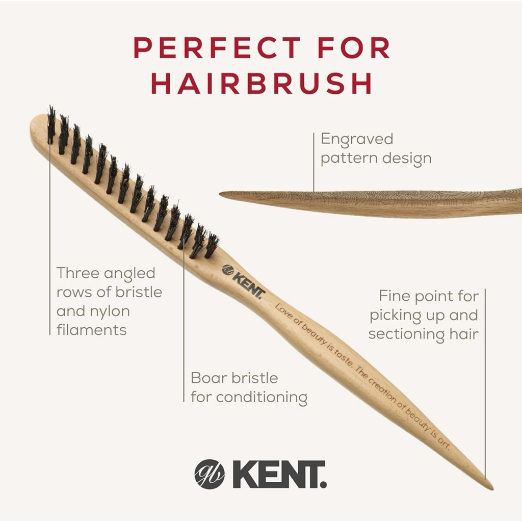 หวีแปรง KENT PF16: Perfect For Back-Combing Brush จากประเทศอังกฤษ