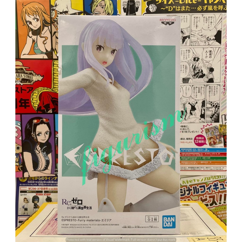 🔥 Espresto Re:Zero - Emilia Furry materials 🔥 แท้ ญี่ปุ่น💯