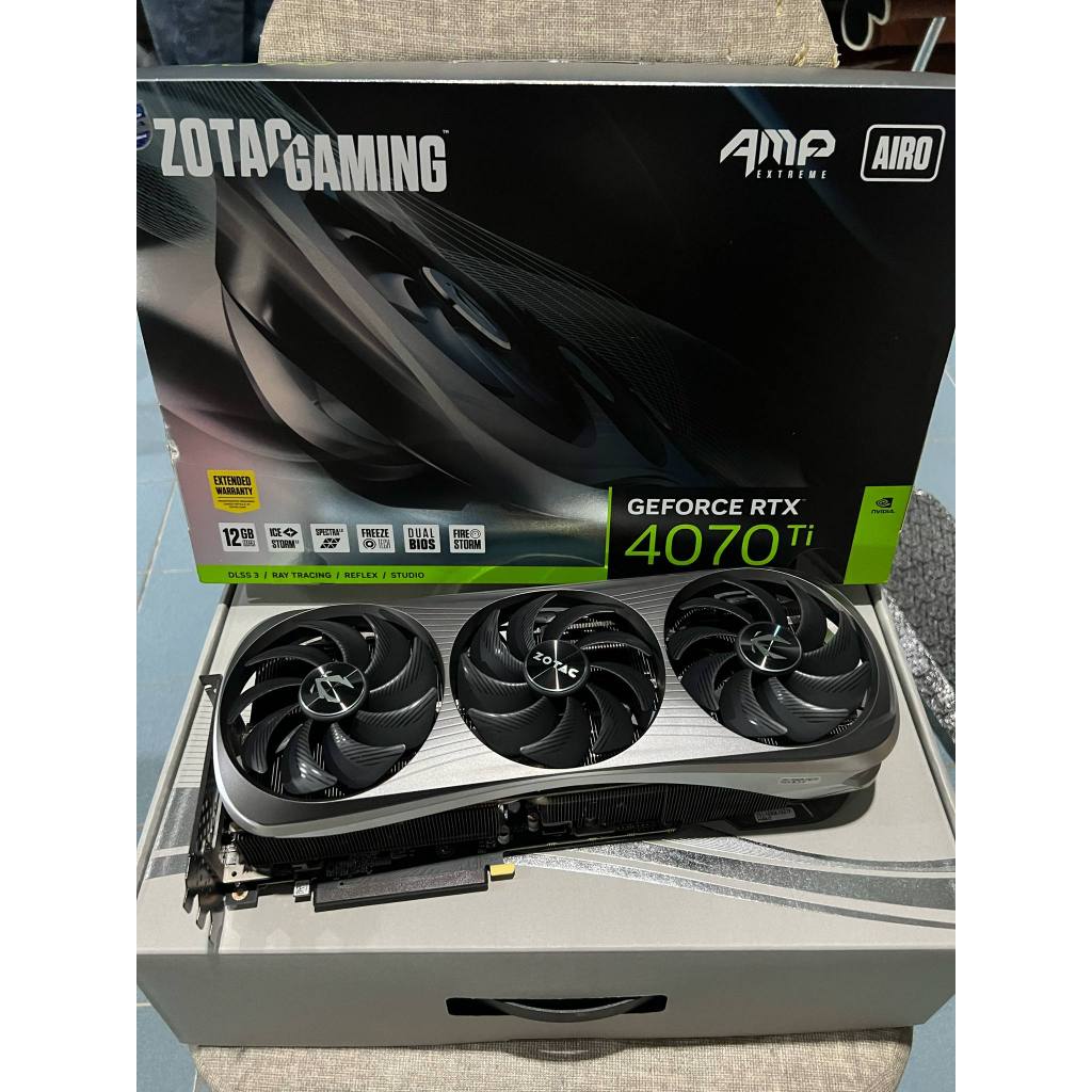RTX4070Ti Zotac AMP Extreme 12GB มือสองสภาพดี ราคาสุดคุ้ม