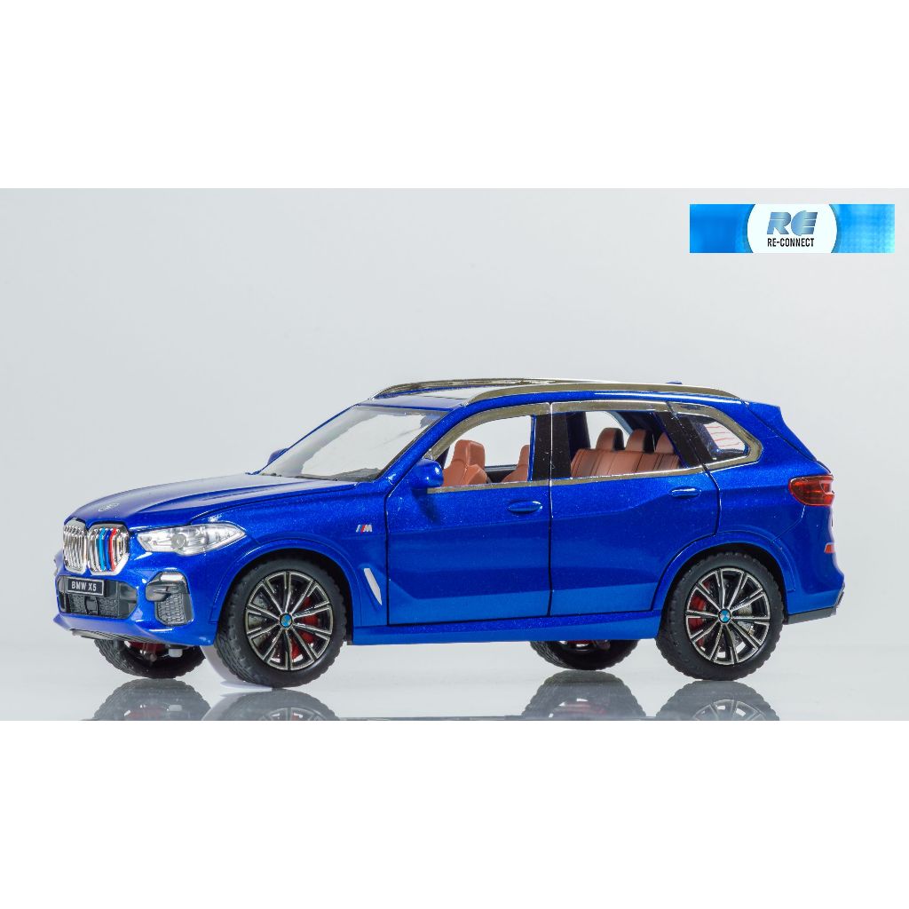 โมเดลรถยนต์อเนกประสงค์ เอสยูวีหรู บีเอ็มดับเบิลยู NEWAO 1:24 BMW X5 xdrive4.0 Model Sport SUV Luxury