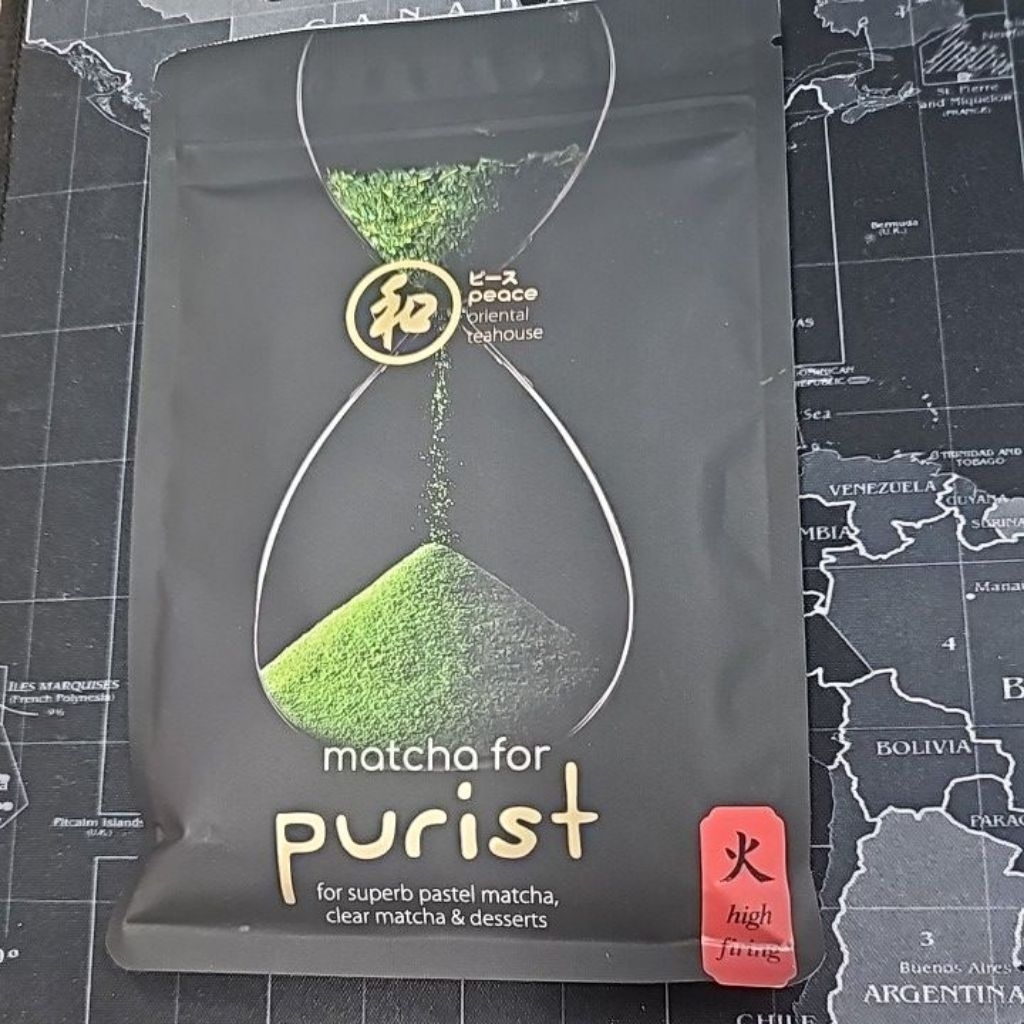 Peace มัทฉะแท้ Purist ของแท้ ถั่วชัดเพราะเป็น high firing 40g