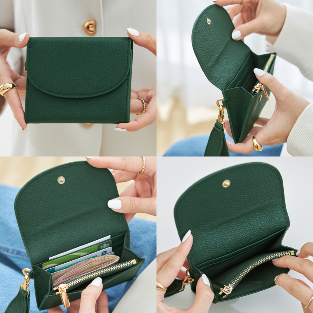 MELLOW wallet กระเป๋าสตางค์ หนังแท้  MONOMEBKK , leather bag กระเป๋าตังค์ กระเป๋าหนังแท้ - รูปที่ 4