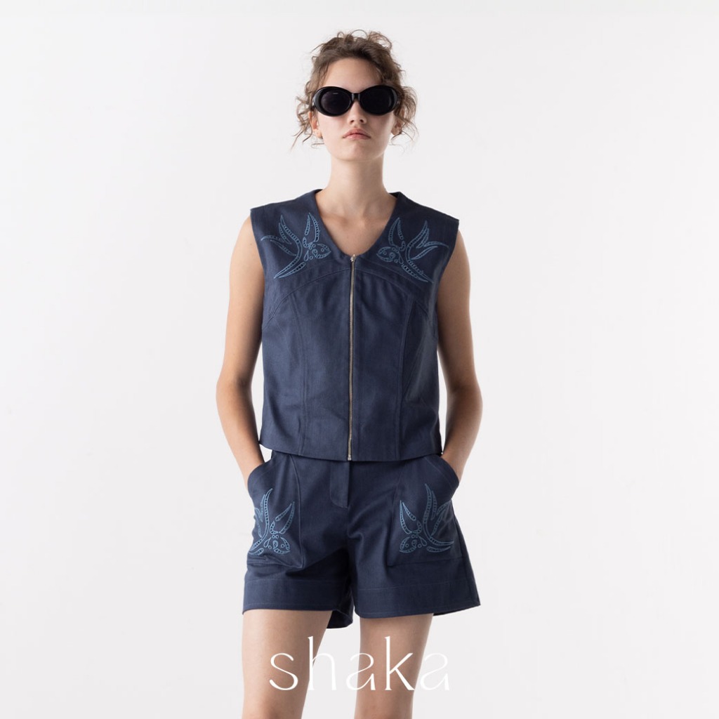Shaka SS24 Tsubame Cut Out Shorts กางเกงขาสั้น PN-8240409