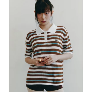 maison KEEPS | Kai Knitted Polo | Unisex | เสื้อโปโลไหมพรม ลายทาง