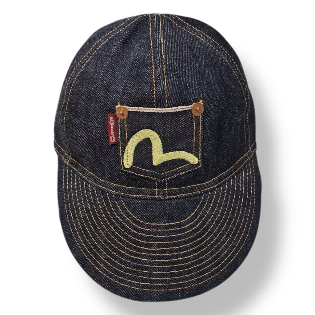RARE ITEM  Evisu Baseball Cap ใหม่ ไม่ผ่านการใช้งาน มือหนึ่ง ของแท้ สินค้าผลิตญี่ปุ่น🇯🇵