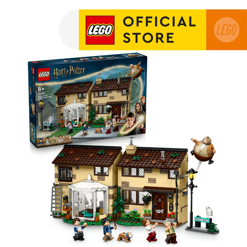 LEGO Harry Potter 76451 Privet Drive: Aunt Marge's Visit (639 Pieces)