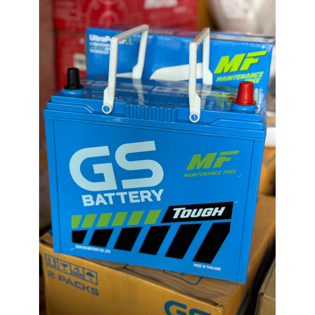 ส่งด่วนถูก GS 46B24L/R 12V.45Ah แบตเตอรีรถยนต์ รถเก๋ง ซีวิค วีออส อัลติส ยาริส มาสด้า2 เบนซิน gs 46b