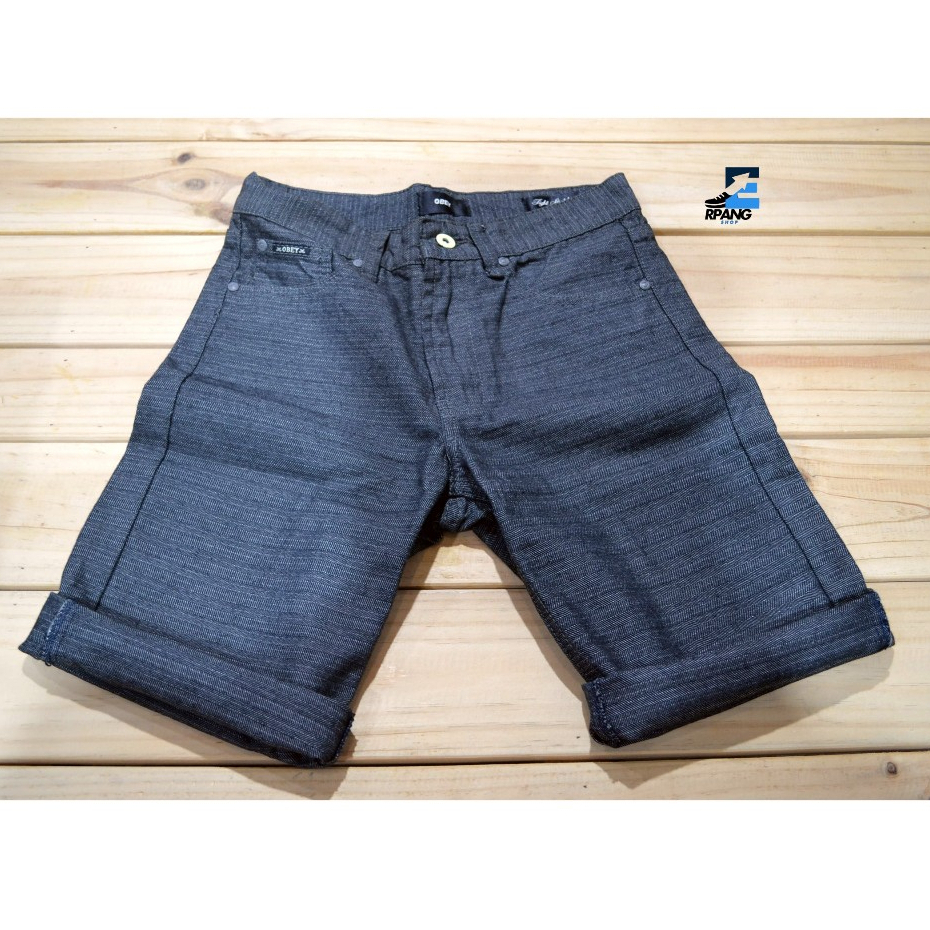 กางเกงขาสั้นOBEYและกางเกงยีนส์ขายาว KREW ของใหม่สินค้าพร้อมส่ง