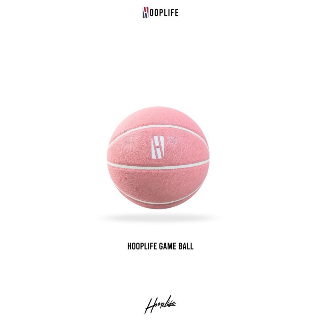 ลูกบาสเกตบอล PU ลูกบาสเบอร์ 7  ลูกบาส HOOPLIFE - GAME BALL ” Milkshake V.2 “