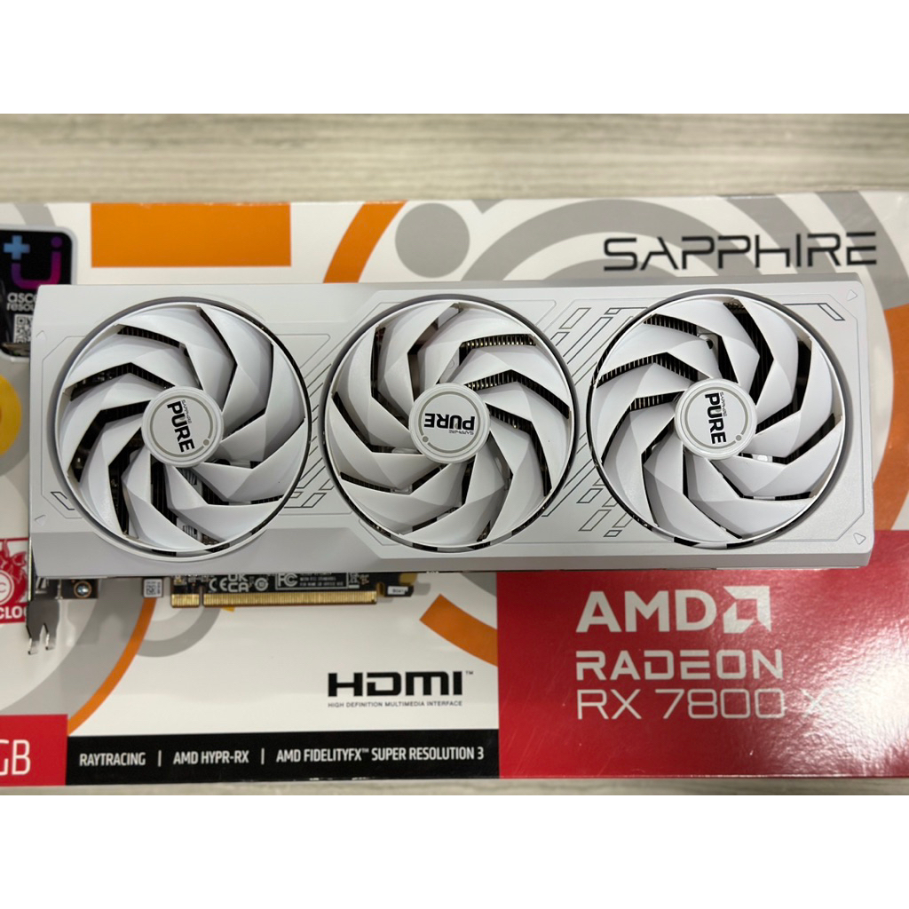 SAPPHIRE PURE RX7800XT 16GB (มีของพร้อมจัดส่ง)