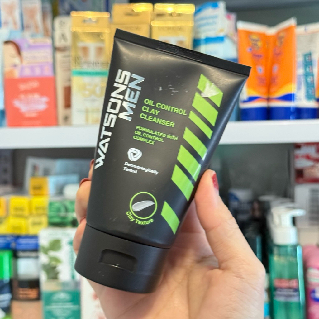 🔥แท้100% พร้อมส่ง🔥 Watsons Men Oil Control Cleansing Scrub 100g. คลีนซิ่งสครับทำความสะอาดผิวหน้าผู้ช