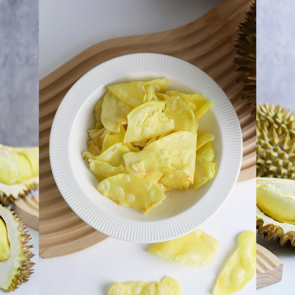 [ของดีปีละครั้ง จันทร์รอบสุดท้าย] I Am Durian Lite ทุเรียนทอด อ้วนน้อย อร่อยหนัก - Original chips - No sugar added thumbnail 9