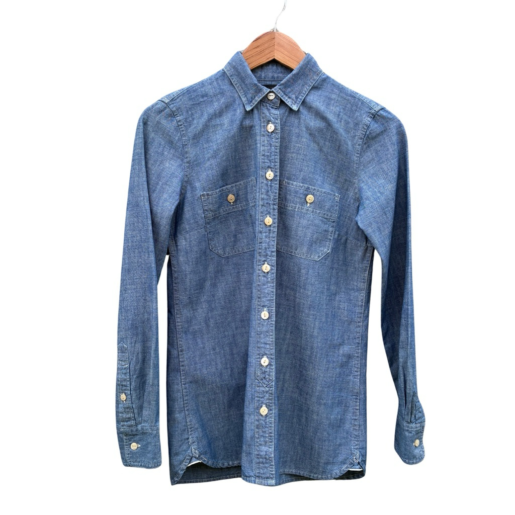 เสื้อเชิ๊ตแชมเบรย์ J.CREW  Selvedge Chambray  Button Down Shirt