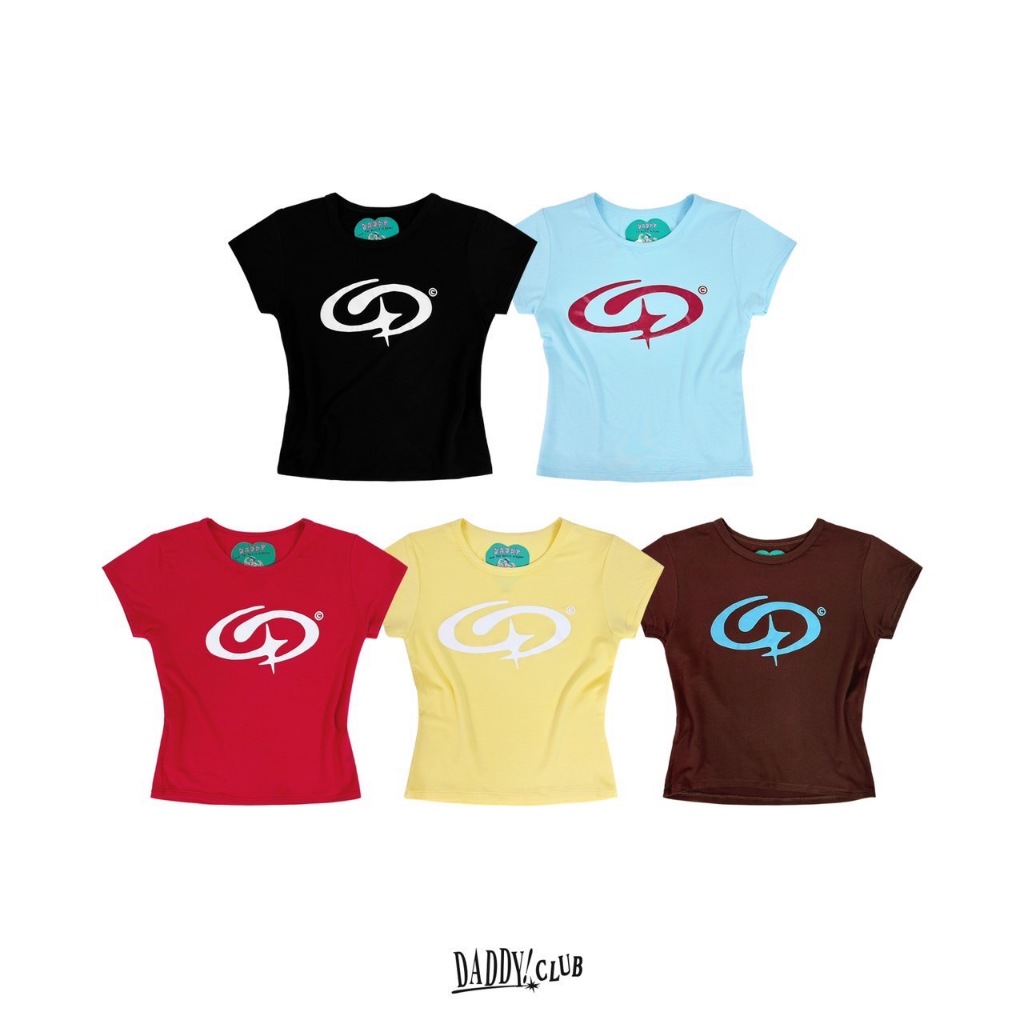 DADDYCLUB | Daddy Club Baby Tee เสื้อยืด ทรง baby tee สุดน่ารัก