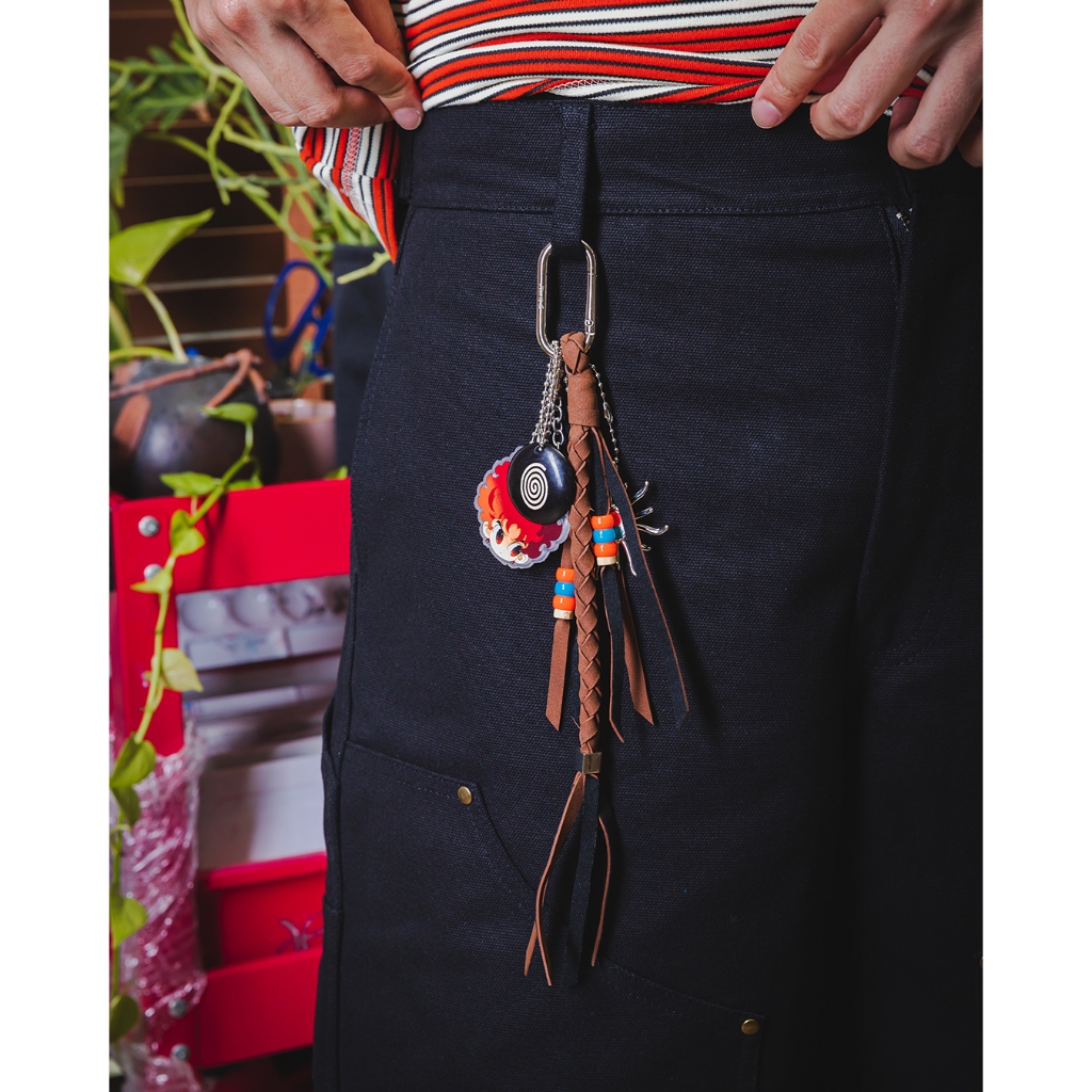 Knn.Five - พวงกุญแจ Leather Keychain (Fire Boy)