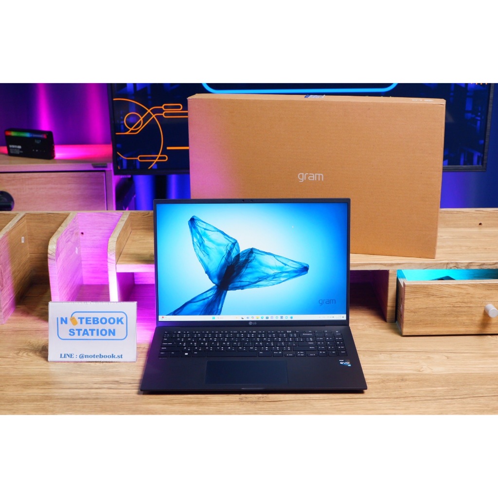 (สินค้ามือ1)LG GRAM 16 i7-1340P Ram16 SSD512 จอ16" WQXGA อุปกรณ์ครบกล่อง สเปคสูงมาก จอใหญ่ เครื่องบา