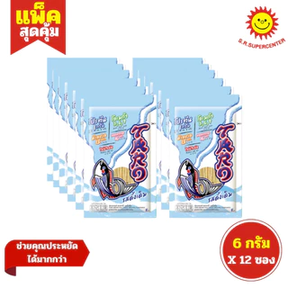 [ 1แพ็ค ] Taro ทาโร ปลาสวรรค์ ตราทาโร ขนาด 5-6 กรัม (แพ็ค12ซอง) มี 5 รสชาติ รุ่น 5 บาท