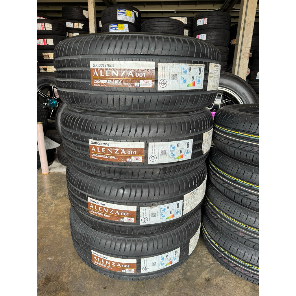 🚔🚘บริดสโตน 265/60/18 Alenza001 ญี่ปุ่น ยางใหม่ปี25
