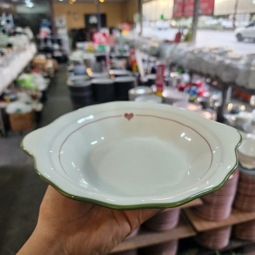 จานเซรามิค​สีสันสวยงาม8นิ้ว - รูปที่ 3