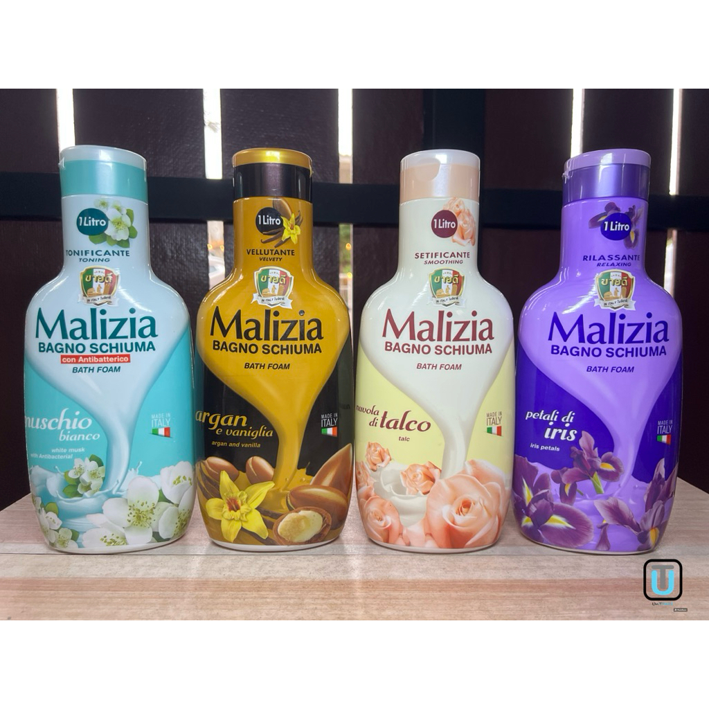 Malizia Bath Foam ครีมอาบน้ำมาลิเซีย สบู่เหลวอาบน้ำ หอมสดชื่น อ่อนโยน 1L