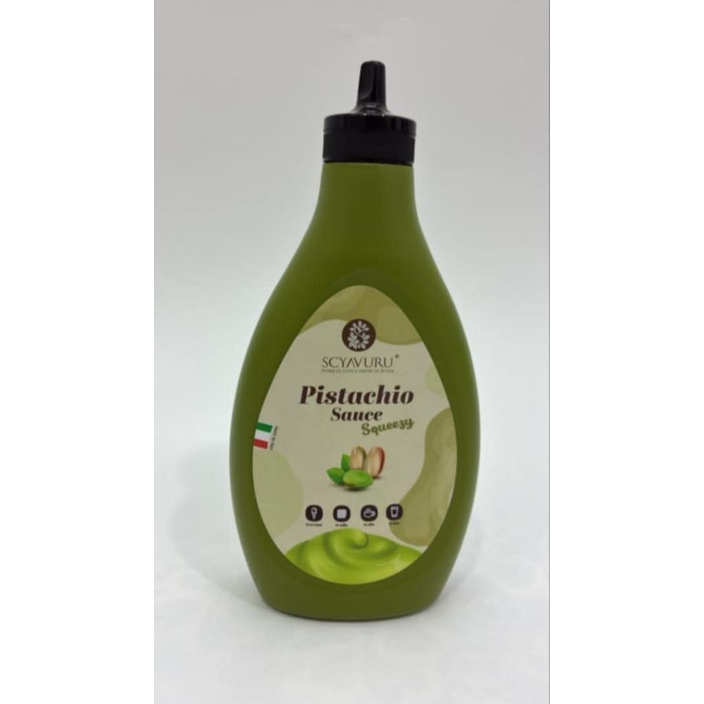 scyavuru pistachio sauce topping น้ำหนัก500g จากอิตาลี BBF.03/2026