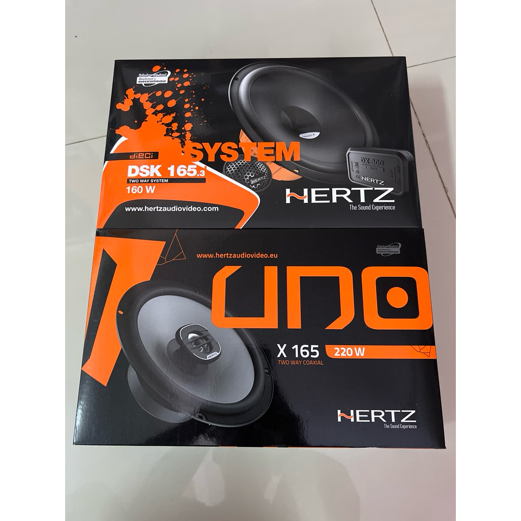 4850บาท 6.5“ HERTZ X165กับDSK165.3อย่างละชุด ลำโพงแนวSQฟังเพราะ ติดรถยนต์