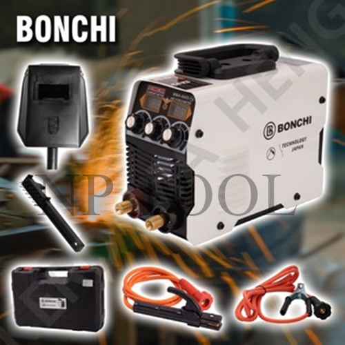 NP-932 ตู้เชื่อมจิ๋ว bonchi 600 amp (3 ปุ่มปรับ 2 หน้าจอ) พร้อมกล่องเก็บพลาสติก