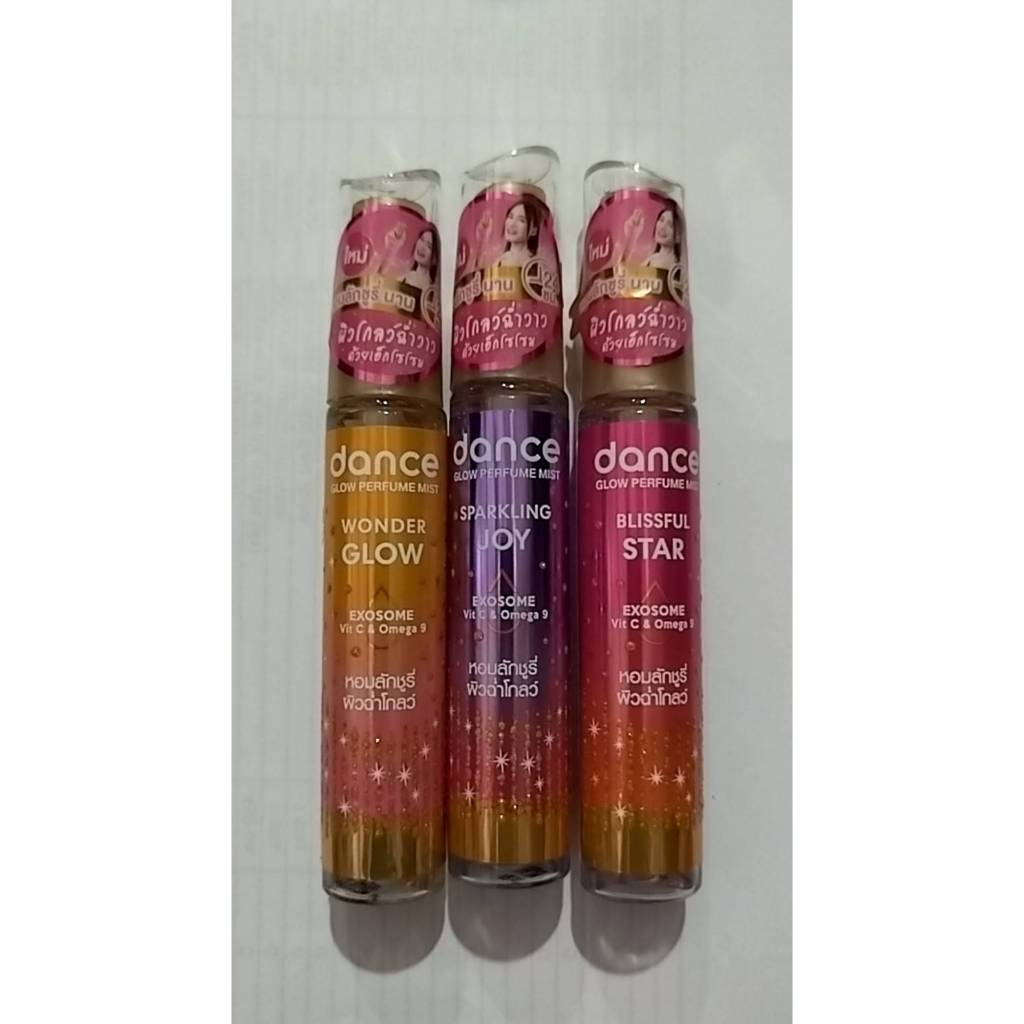 Dance Glow Perfume Mist 18 ml.แดนซ์ โกลว์ เพอร์ฟูม มิสท์ 18 มล. มีให้เลือก 3 กลิ่น