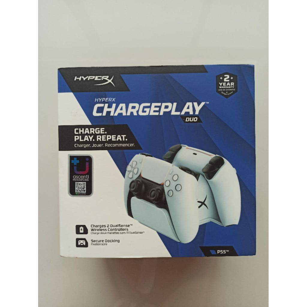 PS5 Accessories : HyperX ChargePlay Duo แท่นชาร์จจอย PS5 มือ2