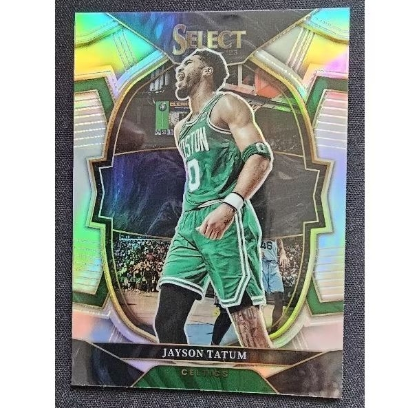 Jayson Tatum 2022-2023 Panini Select Basketball concourse true silver prizm