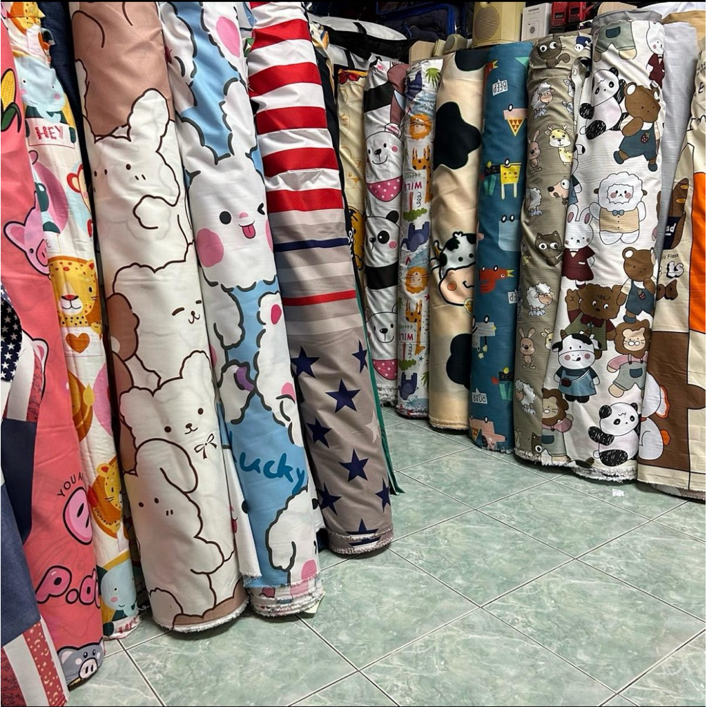 ผ้าขายวัดเมตร-ตะกร้า1-หน้ากว้าง90-94นิ้วความหนาแน่น85g.-95g.เนื้อผ้านุ่มลายสวยงาม