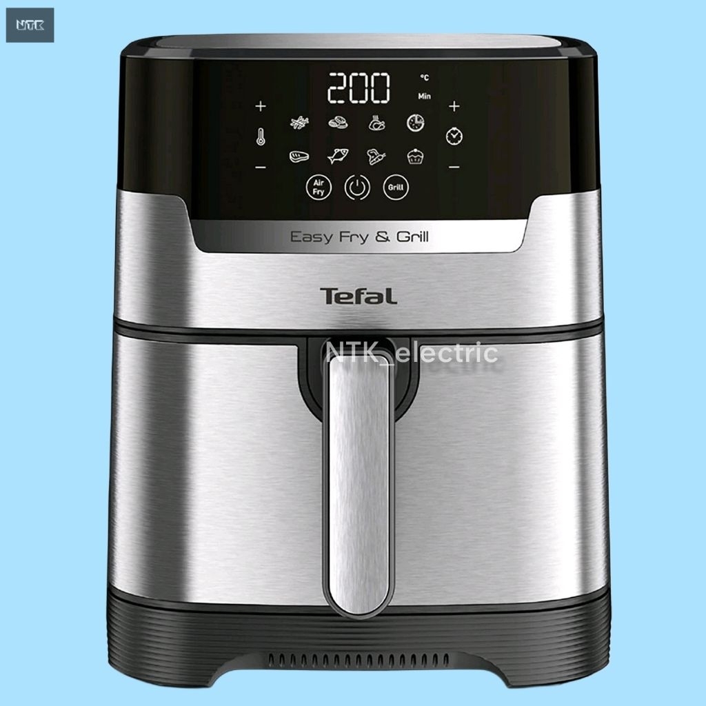 TEFAL หม้อทอดไร้น้ำมัน Easy Fry & Grill Precision+ 2in1 (1,550วัตต์, 4.2 ลิตร) รุ่น EY505D66