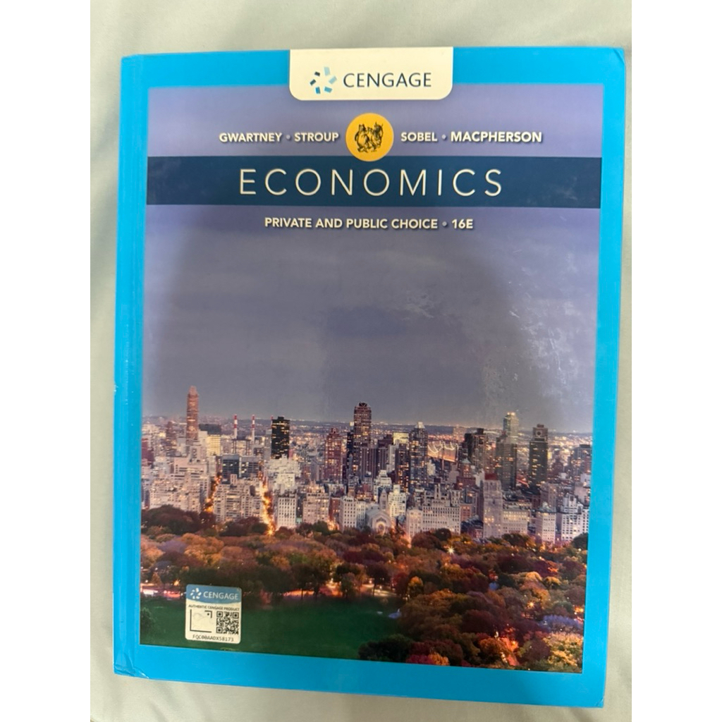 ใช้โค้ดส่วนลดได้✅หนังสือวิชาเศรษฐศาสตร์ และเศรษฐกิจ สภาพ100% Cengage statistics economics