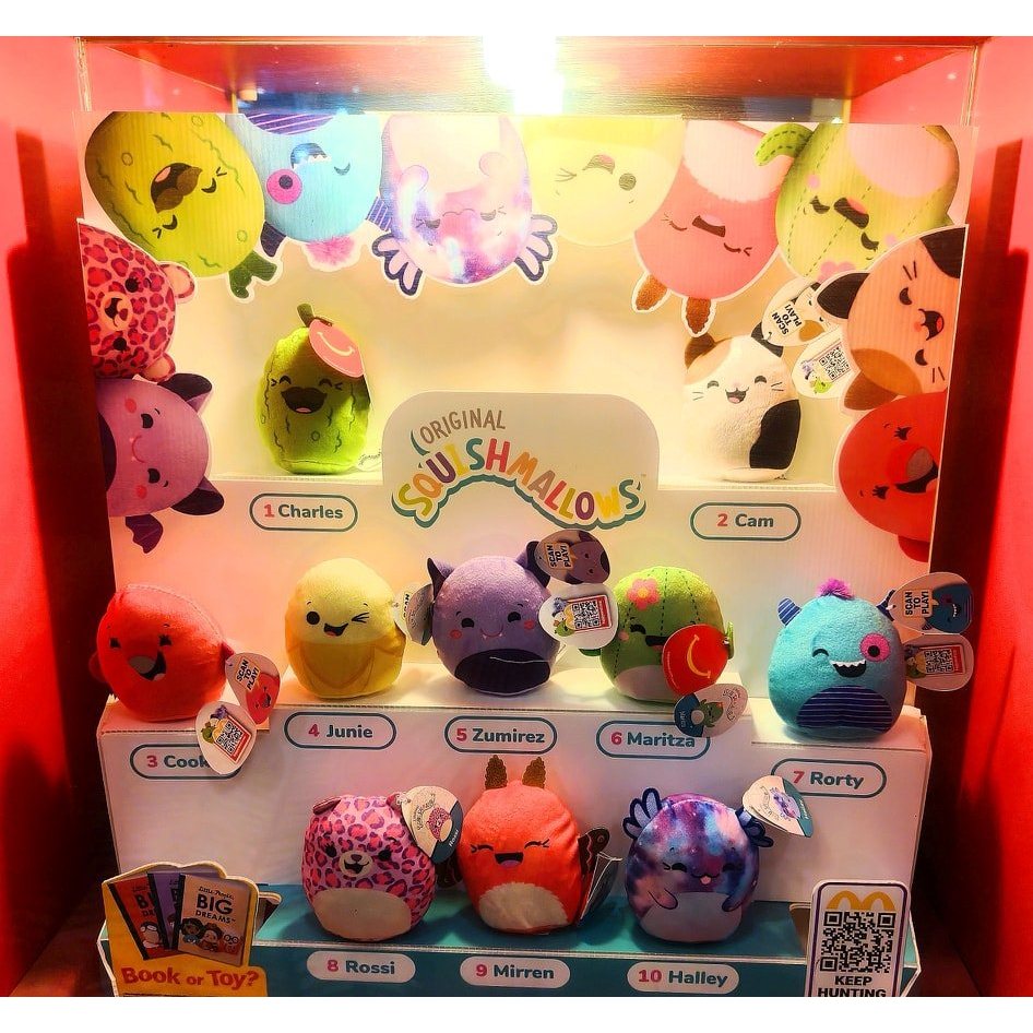 มีของไทยพร้อมส่่ง แมคไทยแท้ Squishmallows Happy meal