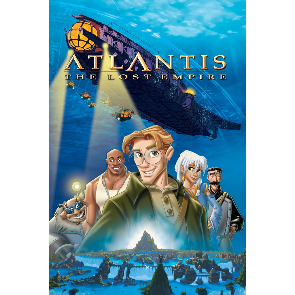 DVD การ์ตูน Atlantis The Lost Empire (2001) แอตแลนติส ผจญภัยอารยนครสุดขอบโลก แผ่นดีวีดี เสียงไทย ไม่