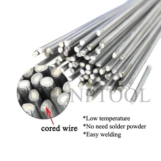 NP-296 ถูกที่สุด!!! (10เส้น)ลวดเชื่อมอลูมิเนียมจุดหลอมเหลวต่ำ เชื่อมเหล็กต่างชนิดได้ ใช้เชื่อมกับหัวพ่นแก๊สกระป๋อง