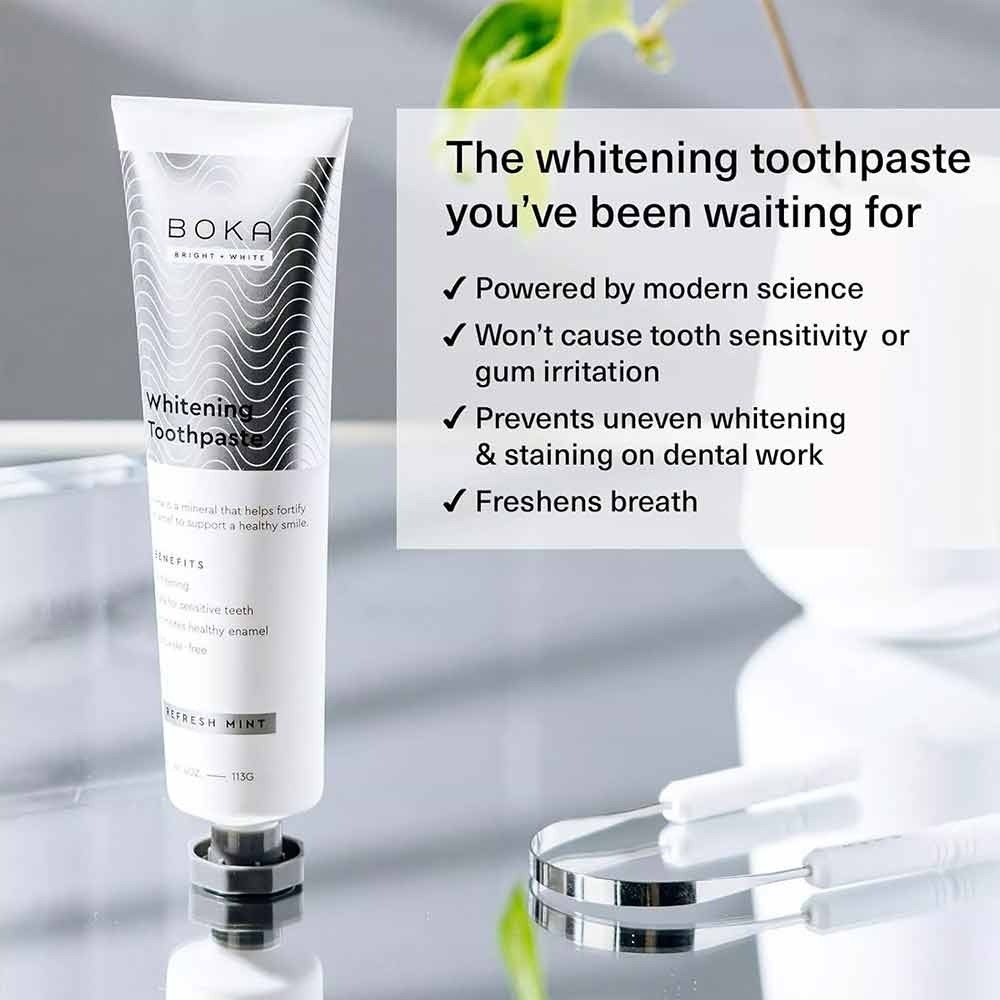 Shipping from Thailand-BoK Fluoride Free Toothpaste Nano Hydroxyapatite, Remineralizing, Sensitive Oral Care ราคา ถูกที่สุด ดีลบีเคเค แกลเลอรีภาพที่ 3