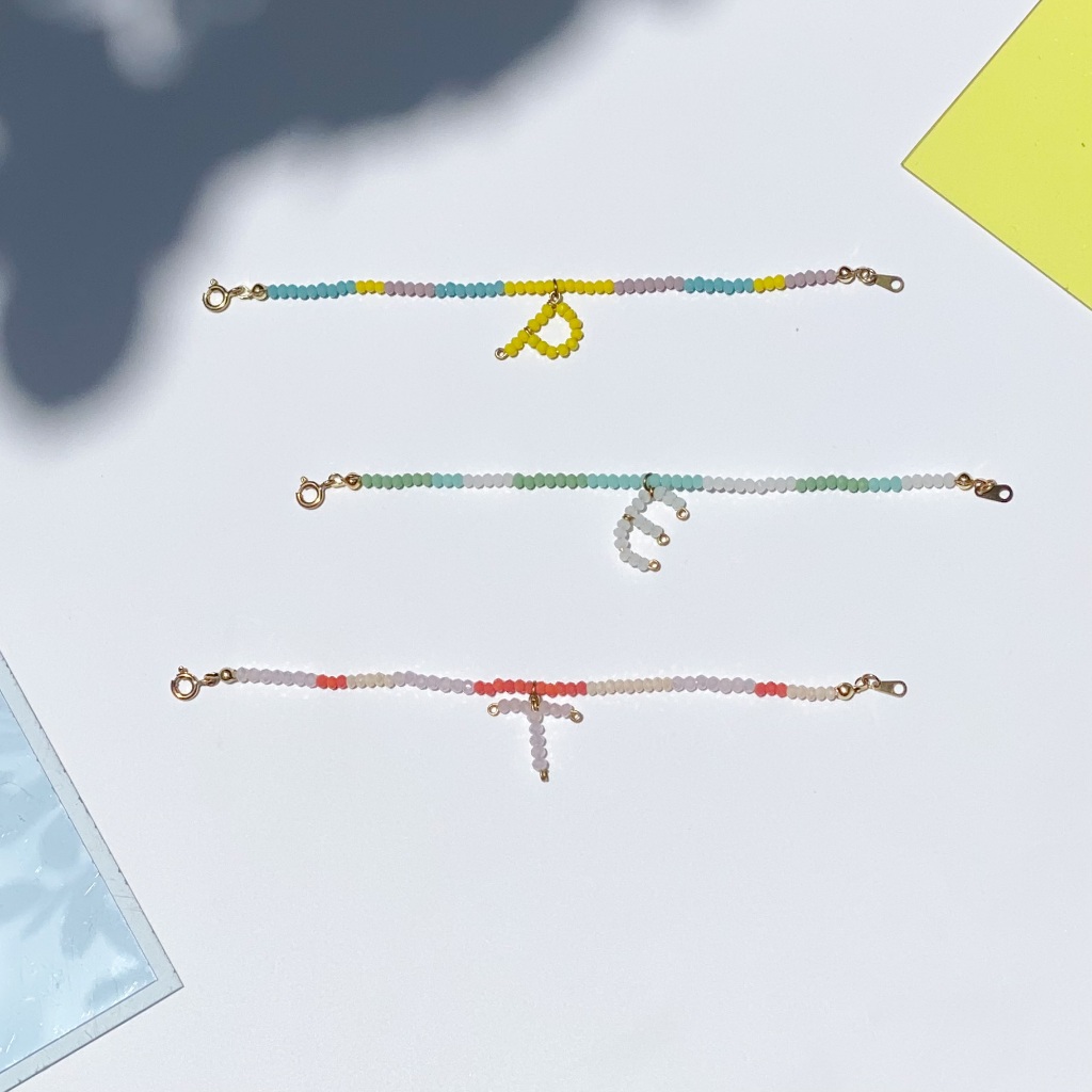 Accsoroot ข้อมือตัวอักษร Bracelet Alphabet Stik